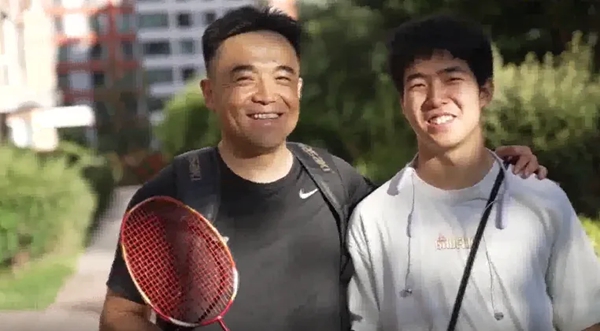 劉建波、劉傲寒父子。北航供圖